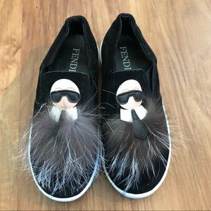 Fendi Kids Slip On Trainers